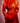 Neon Orange Faux Fur Neck Coat in Small/Medium