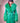 Emerald Green Faux Fur Jacket Small/Medium