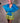 Satin Bohemian Turquoise and Like Dress