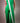 Green and White Stripe Long Romper Small