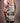 White Jean Small Button Dress with Floral Detail