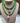 Collar verde concha Violeta