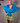 Satin Bohemian Turquoise and Like Dress